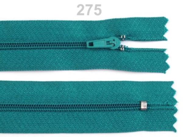 Reißverschluss Spirale 3 mm Länge 16 cm pinlock Dunkeltürkis